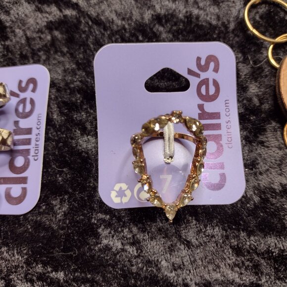 New Lot Claires Icing Animal Earrings Crawlers Necklace Rings Cat Eye Glasses - Picture 5 of 13